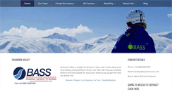Desktop Screenshot of basschamonix.com